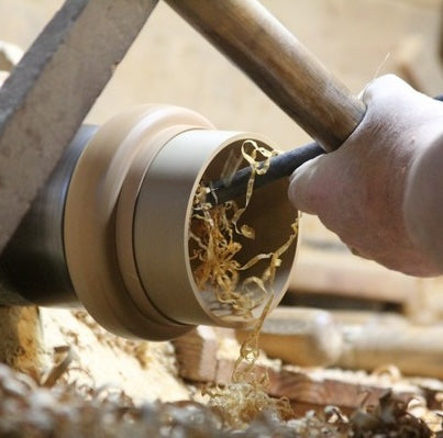 Artisan-Carved Sakura Wood Bowl